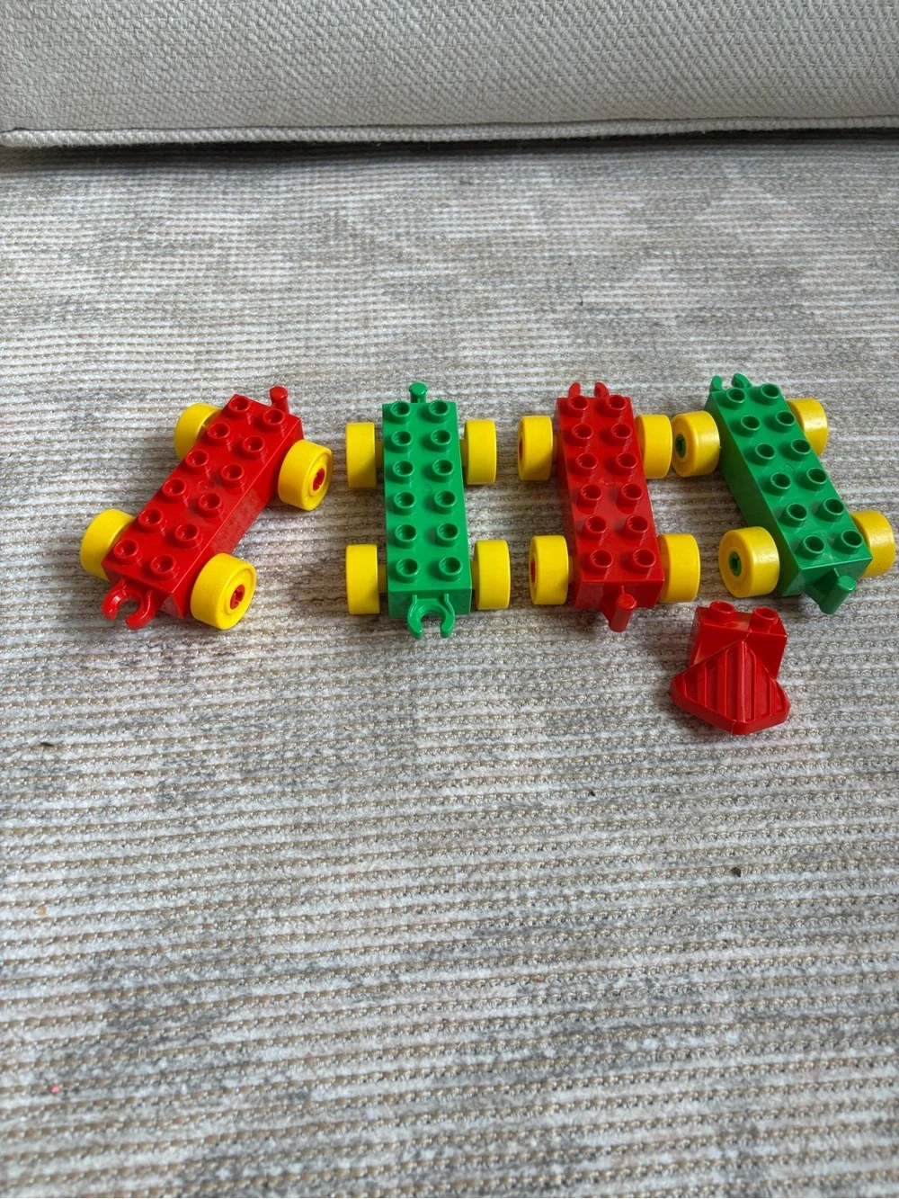 LEGO DUPLO Train building toy set connecting Wheeled Bases